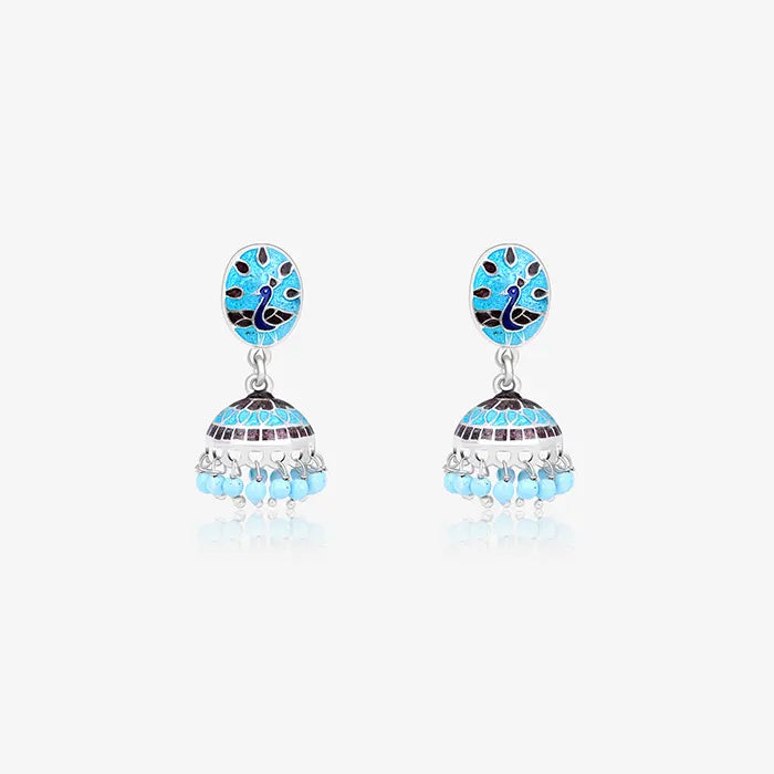 Elegant Peacock Jhumka