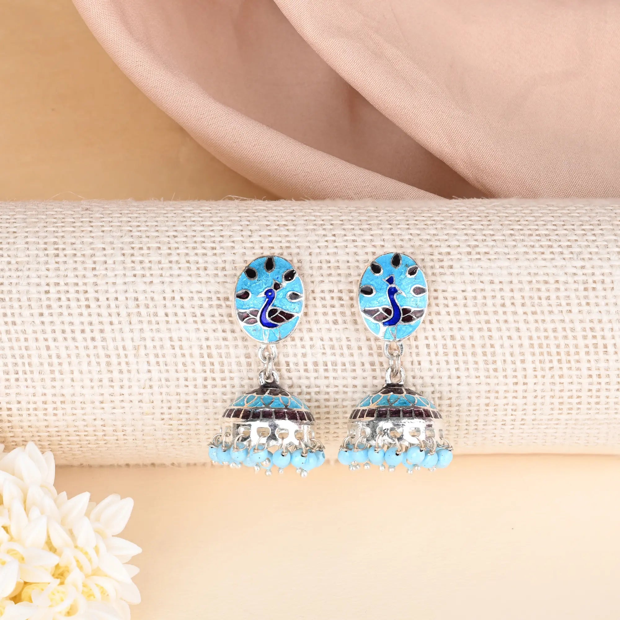 Elegant Peacock Jhumka