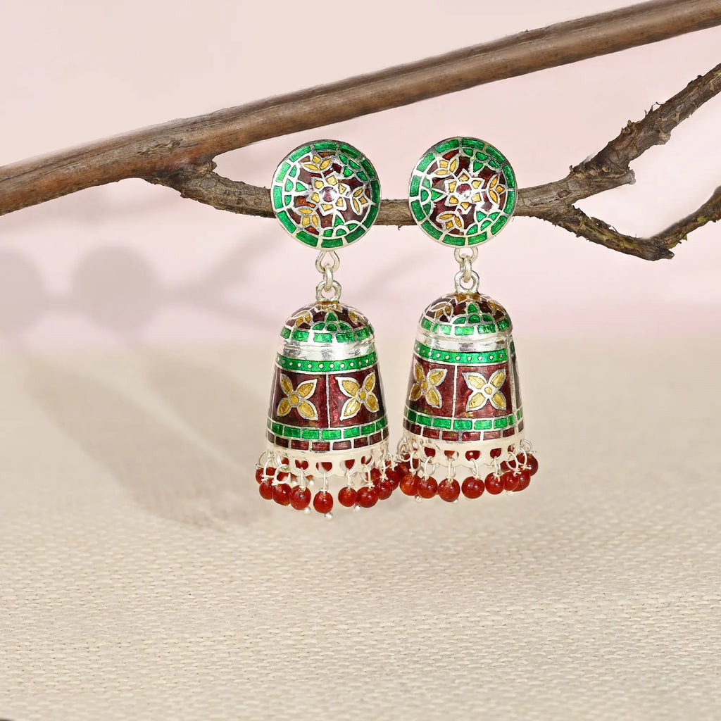Regal Flower Jhumka