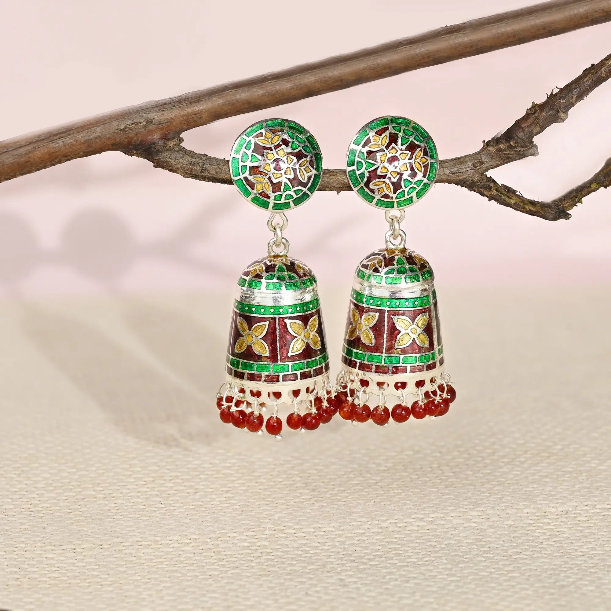 Regal Flower Jhumka