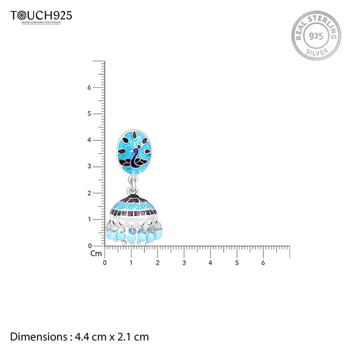 Elegant Peacock Jhumka