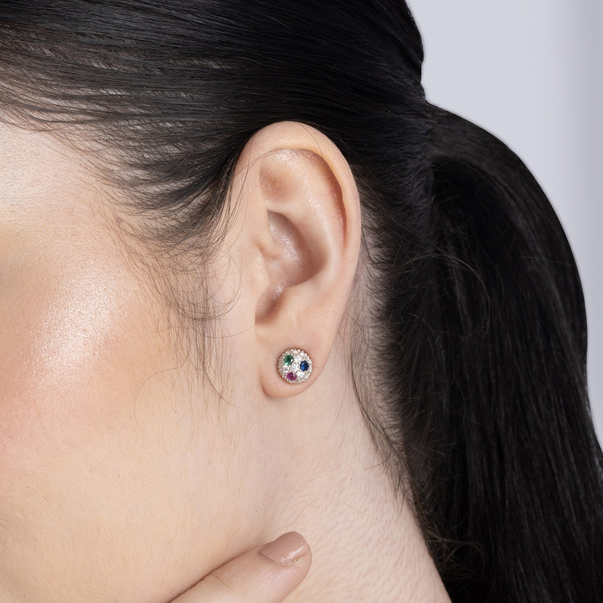 Harmony Tricolour Magnetic Earring
