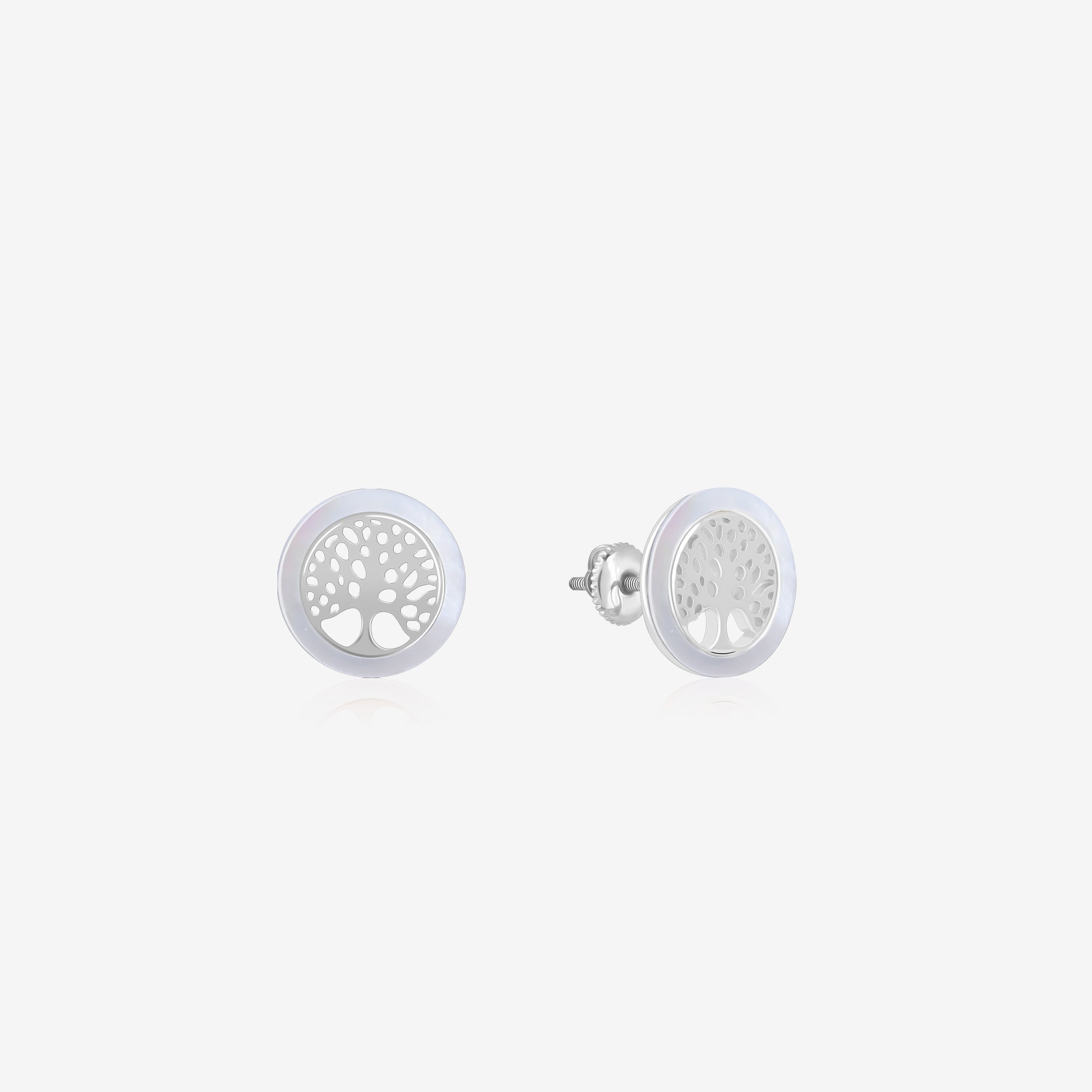 Tree of Life Silver Studs