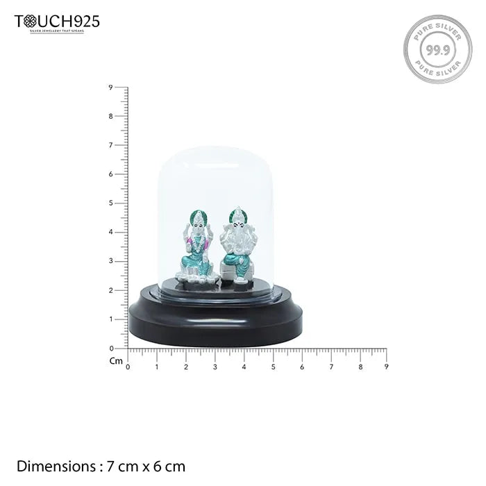 999 Silver Siddhivinayaka Lakshmi Ji Radiance Idol - Touch925