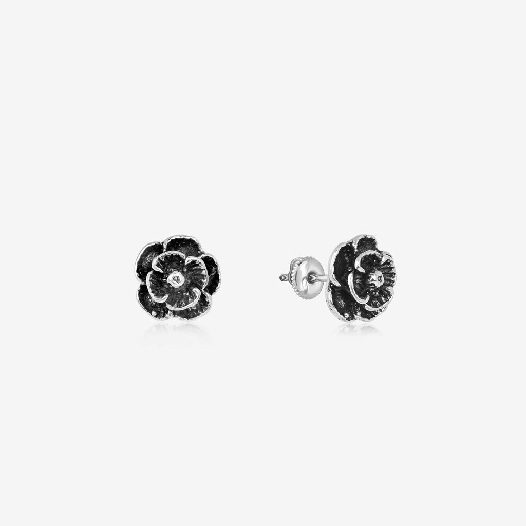 Floral Rose Studs