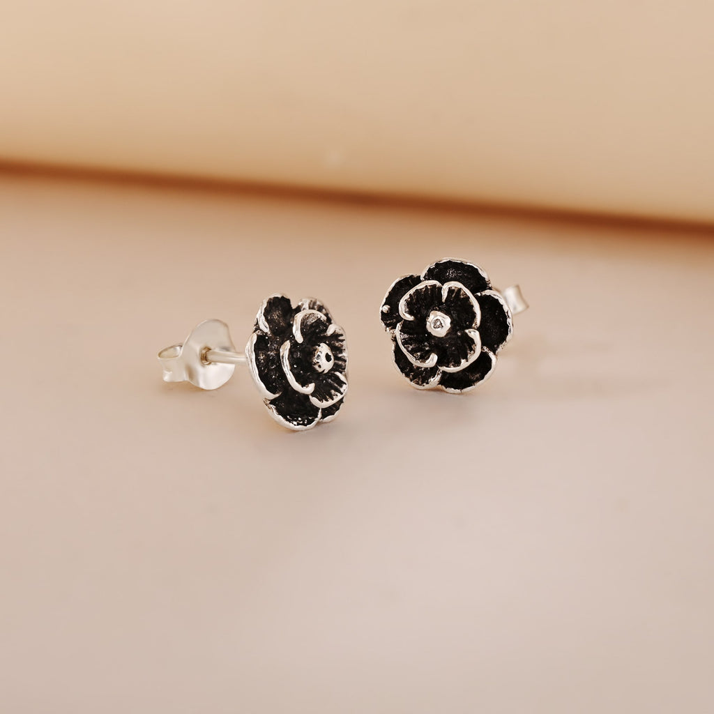 Floral Rose Studs