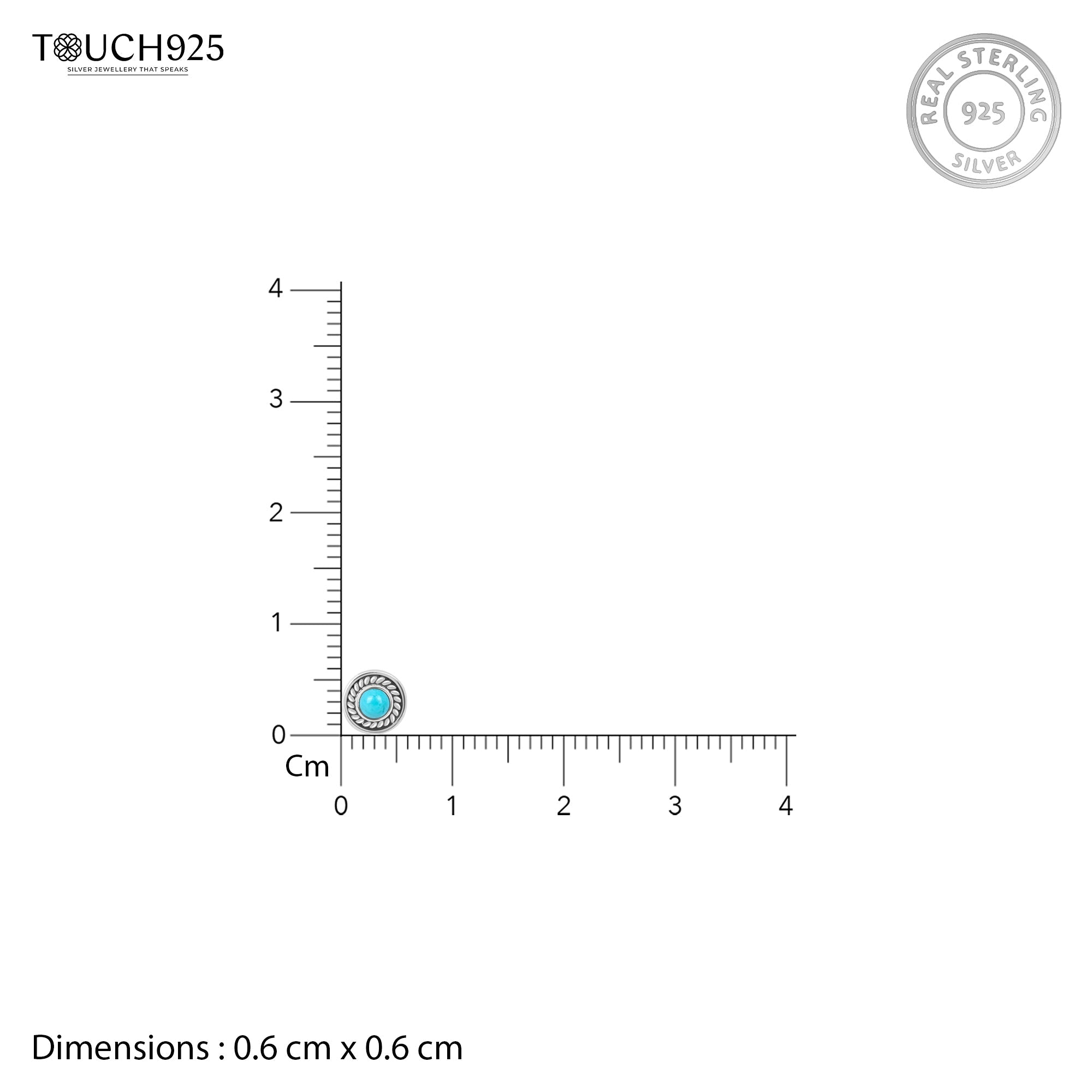 Circular Stone Studs