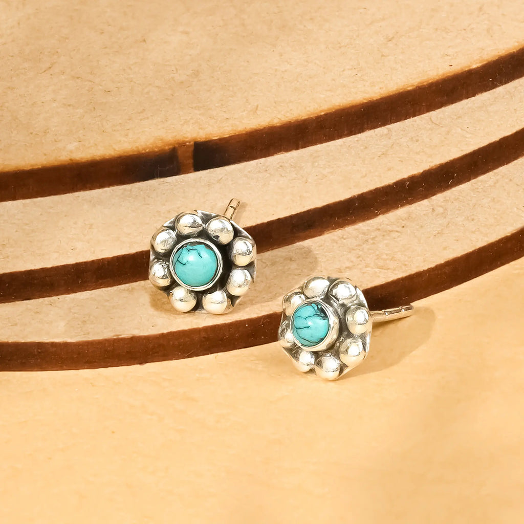 Colorful Sunflower Studs