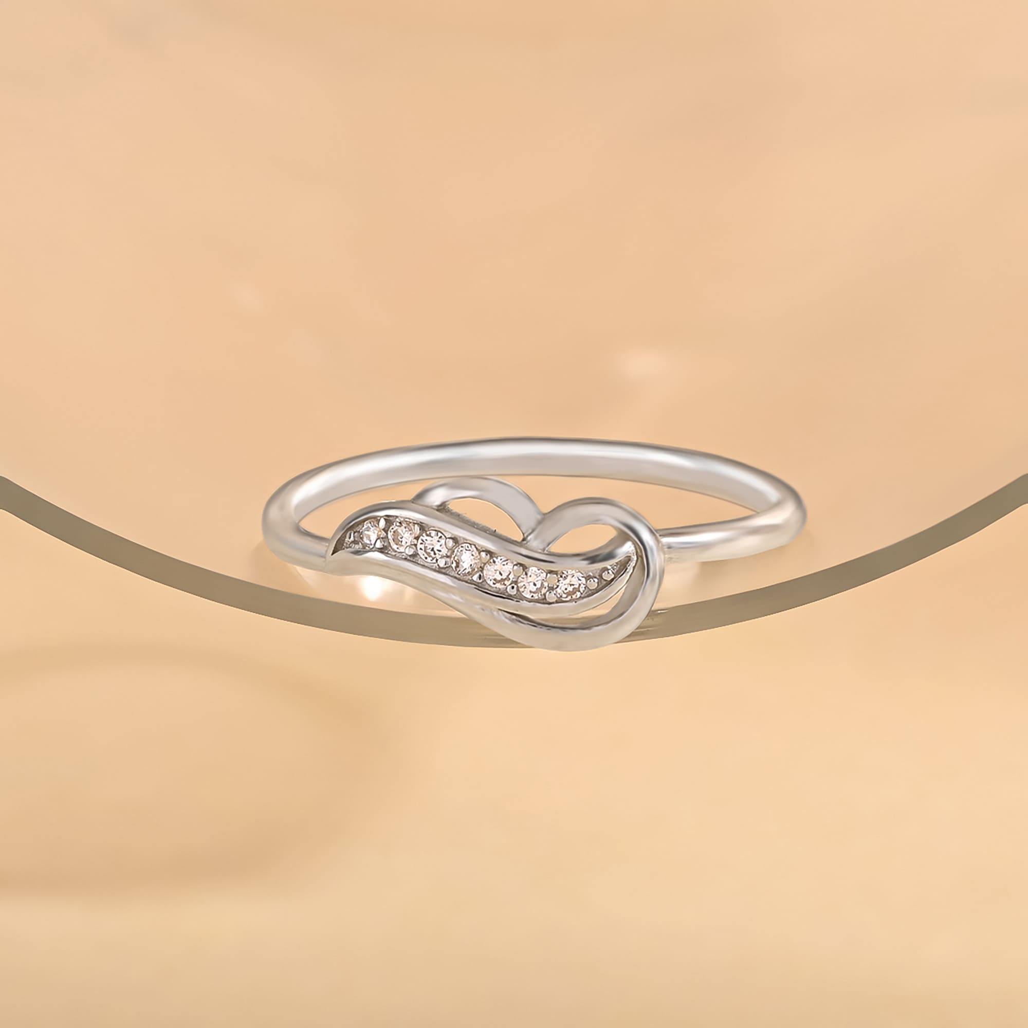 Eternal Embrace Silver Ring