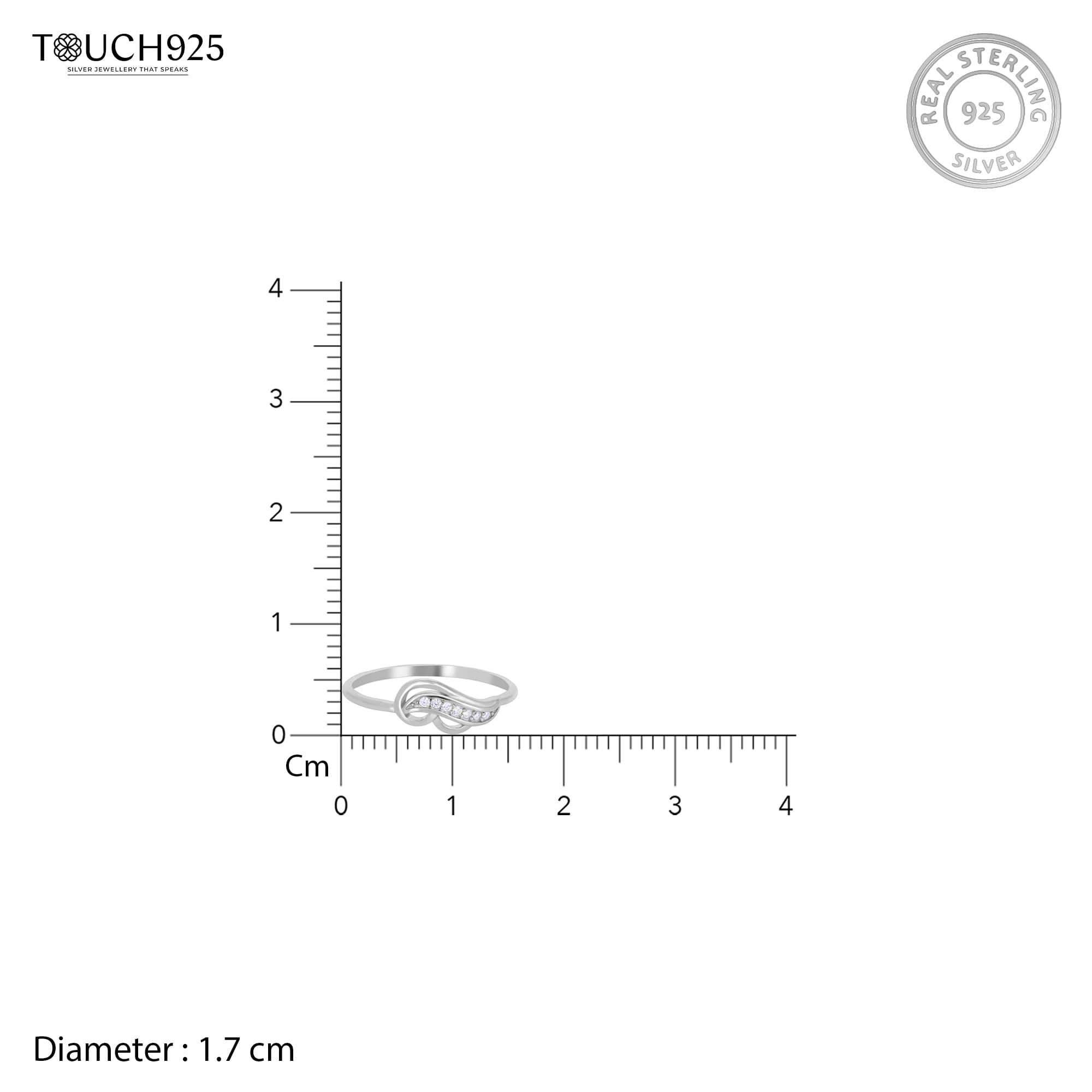 Eternal Embrace Silver Ring