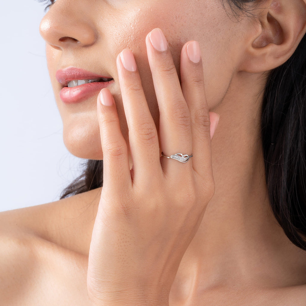 Eternal Embrace Silver Ring