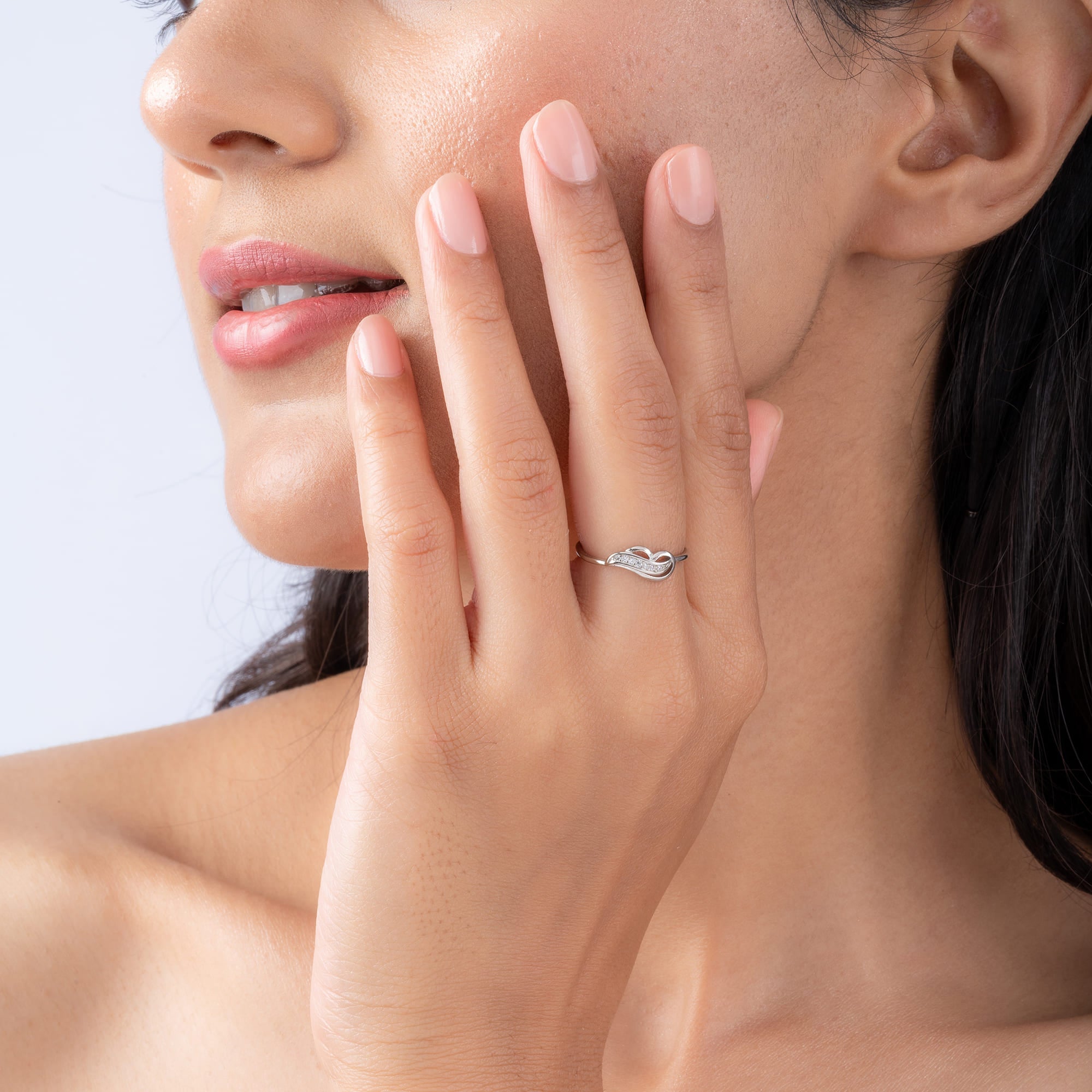 Eternal Embrace Silver Ring