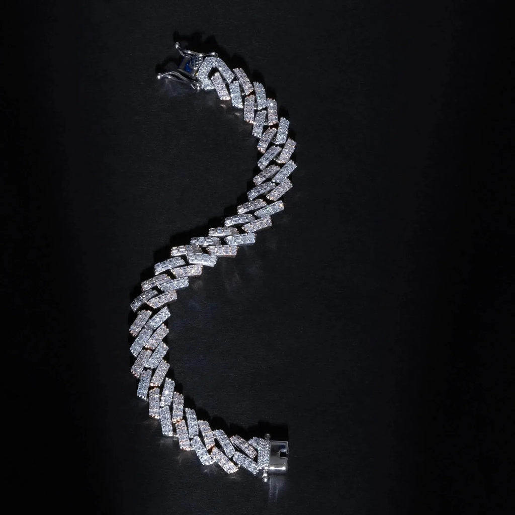 Harmony Fusion CZ Cuban Link Bracelet - Touch925