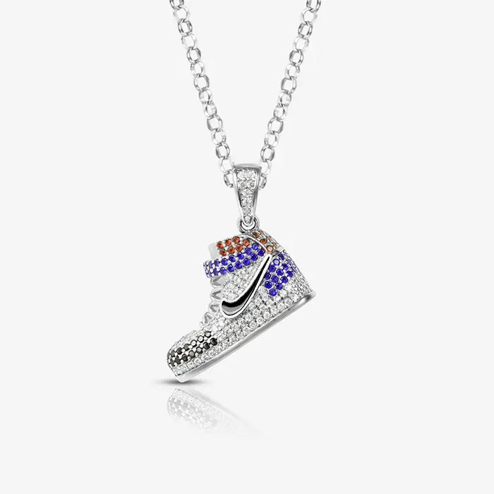 Sneaker Style: Jordan Silver Chain Pendant