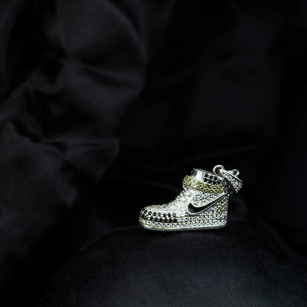 Sporty Soles: Jordan Silver Chain Pendant - Touch925