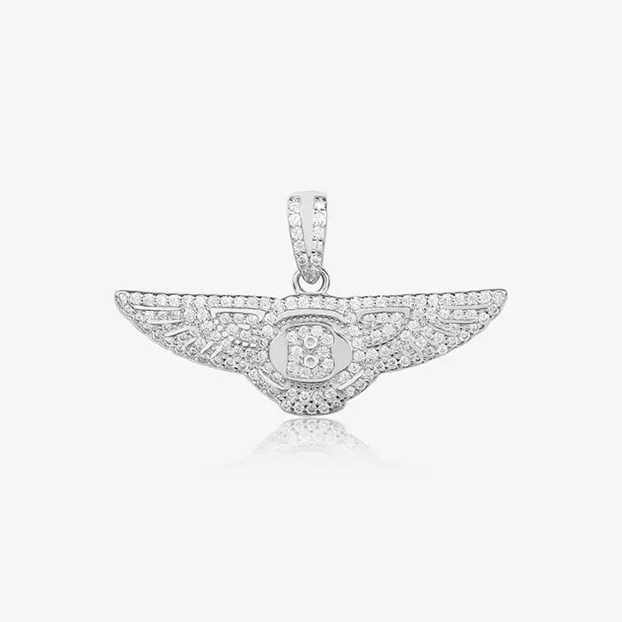 Bentley Signature Zircon Studded Silver Locket - Touch925