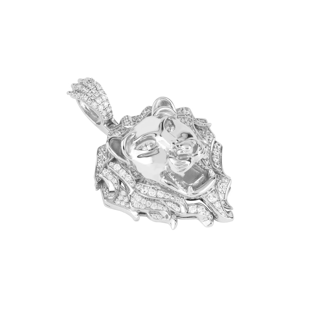 Majestic Roar Zircon Studded Silver Locket - Touch925