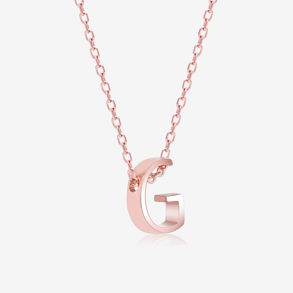 Gleaming G Initial Necklace