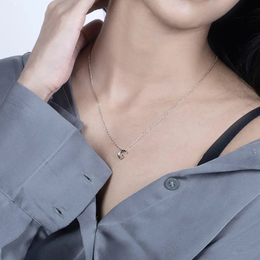 Gleaming G Initial Necklace