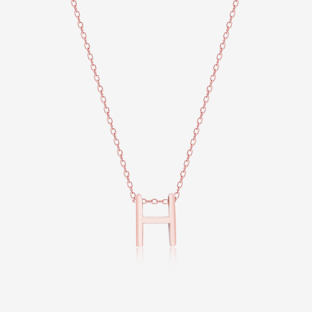 Harmony H Initial Necklace