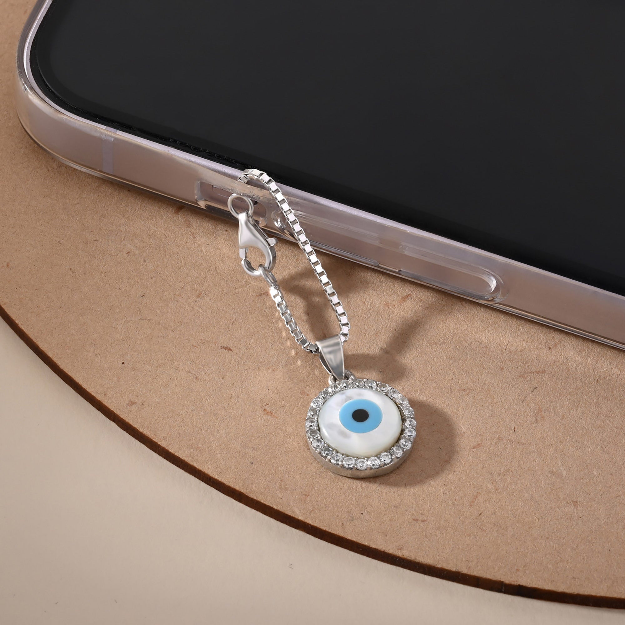Circular Evil Eye Charm