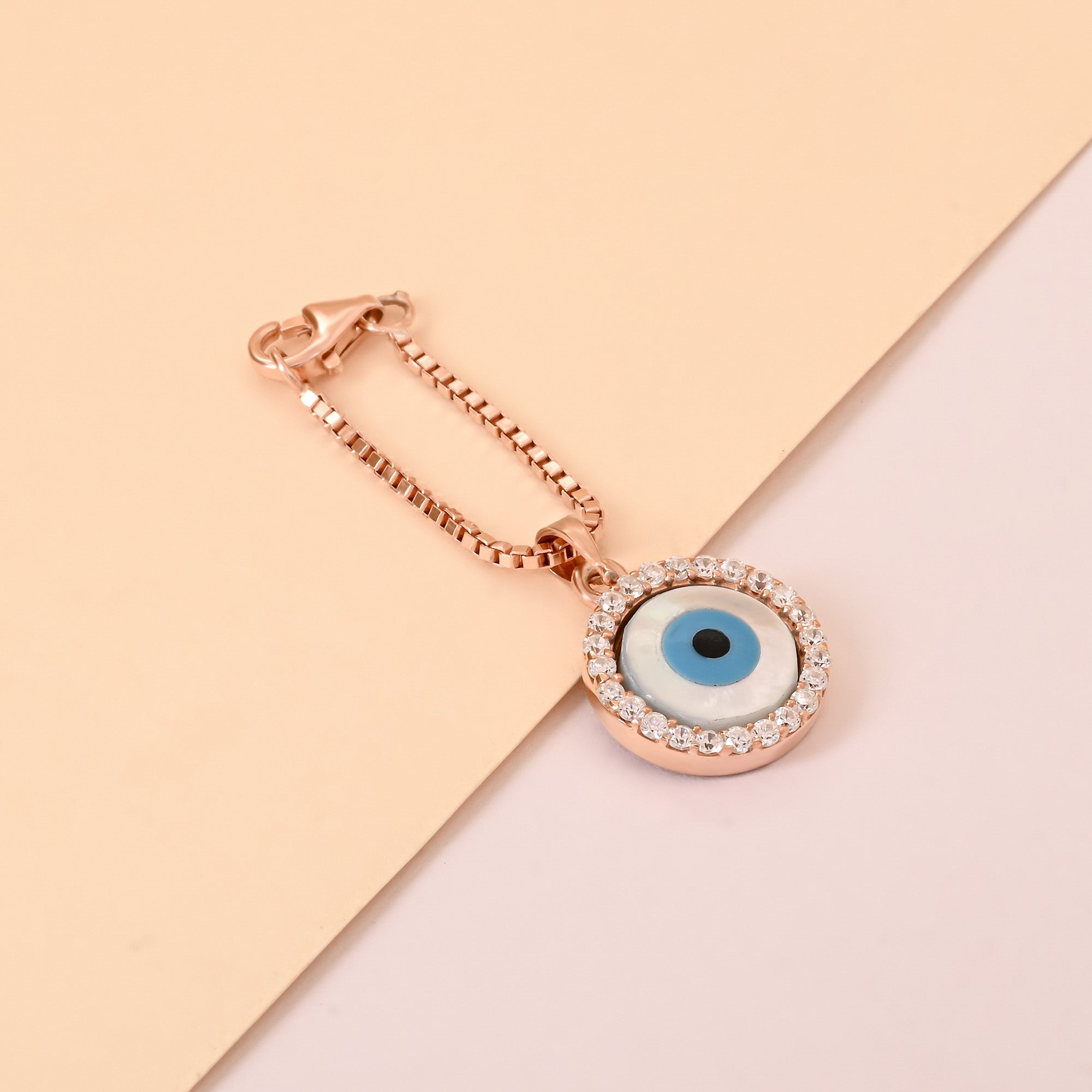 Circular Evil Eye Charm