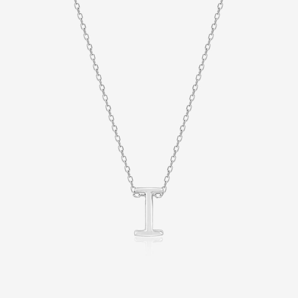 Infinite I Initial Necklace