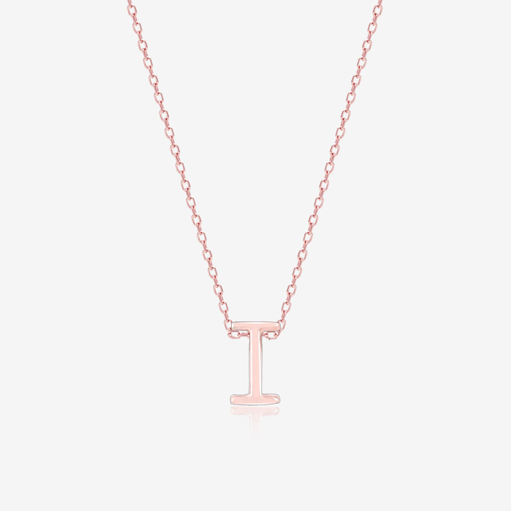 Infinite I Initial Necklace