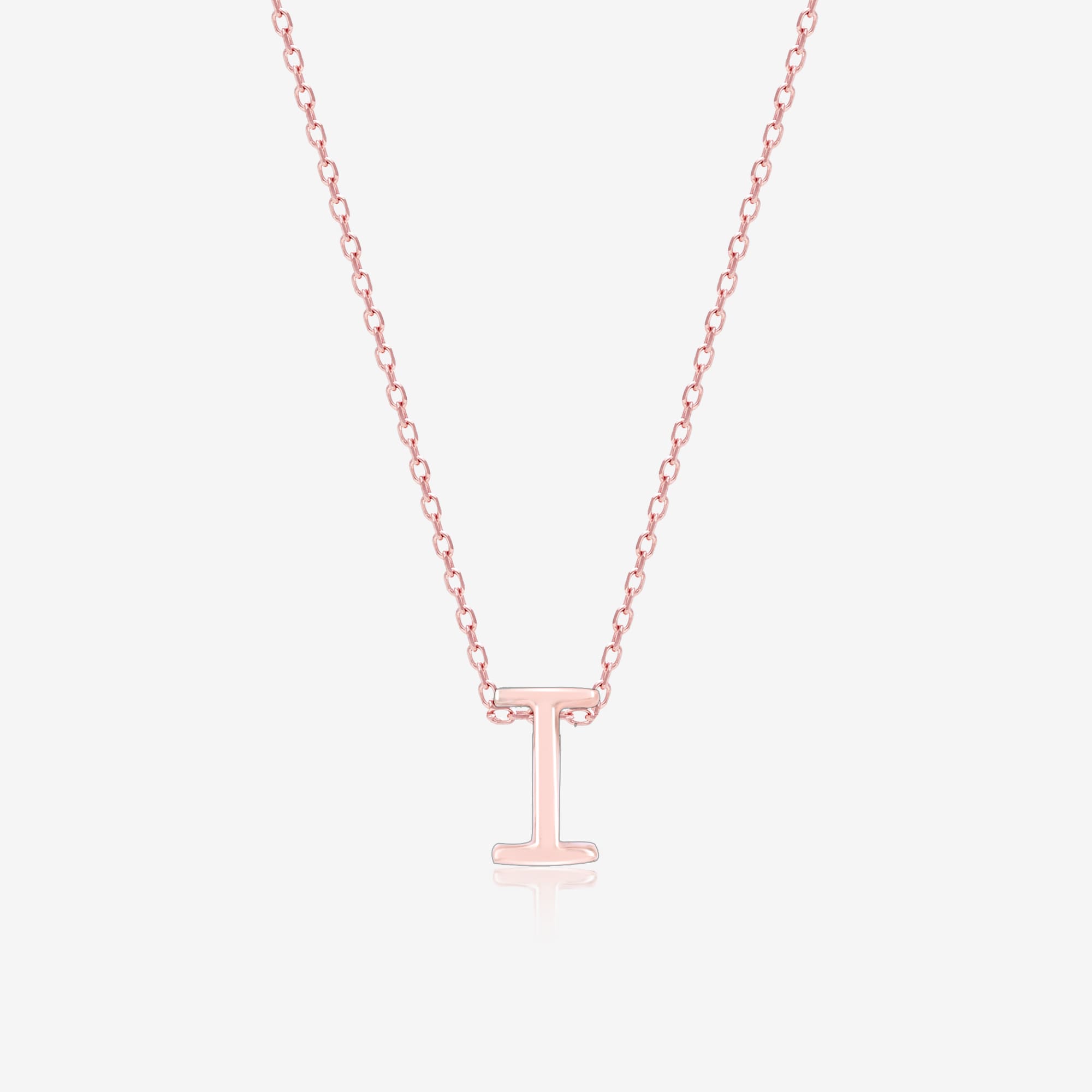 Infinite I Initial Necklace