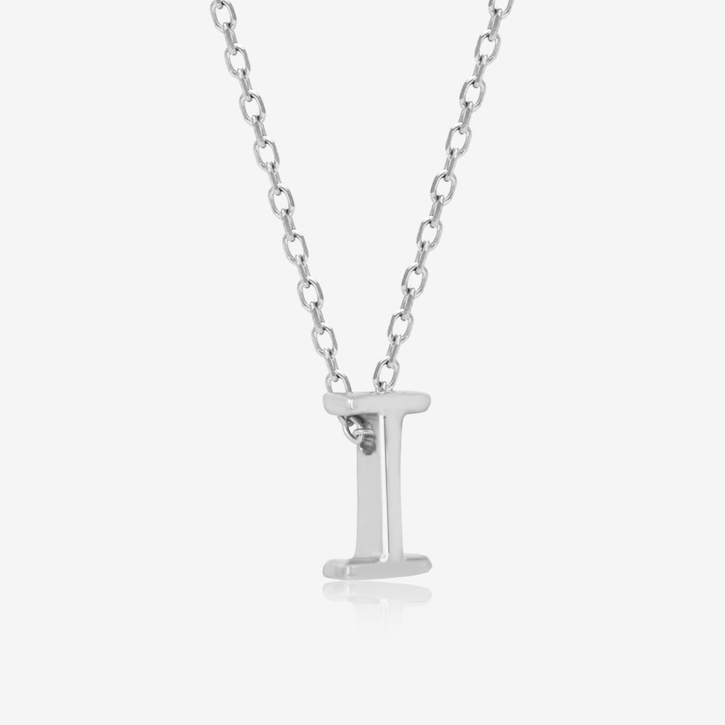 Infinite I Initial Necklace