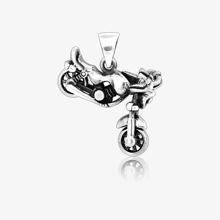 Riders Reverie Silver Motorcycle Locket