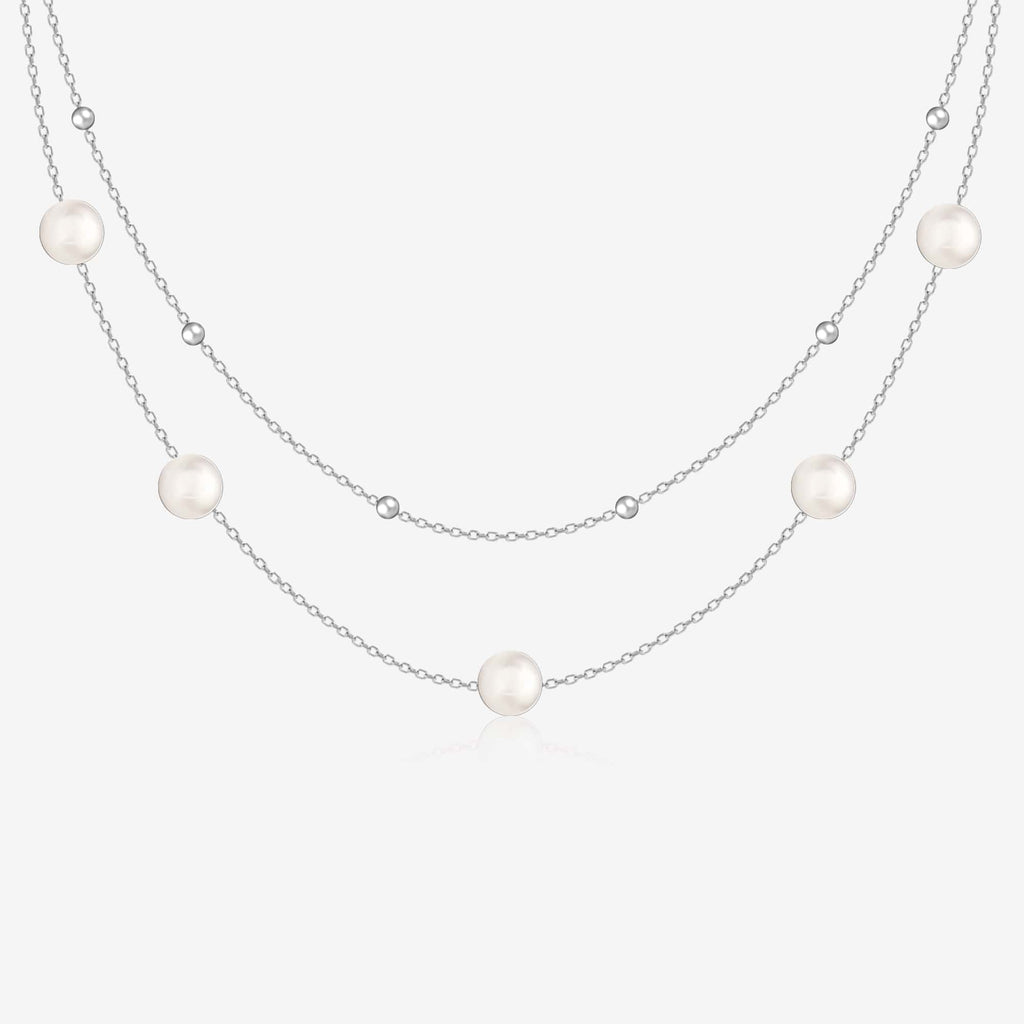 Layered Pearl Jewellery Set