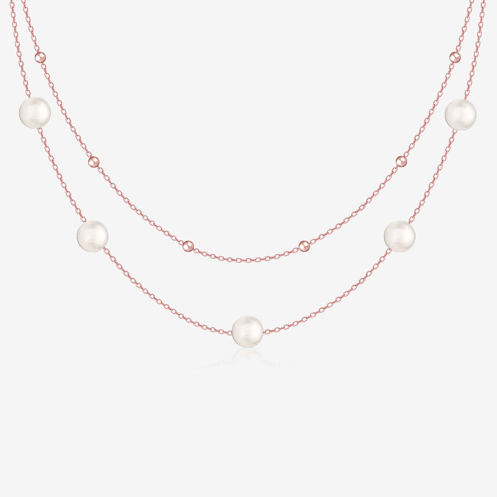 Layered Pearl Jewellery Set