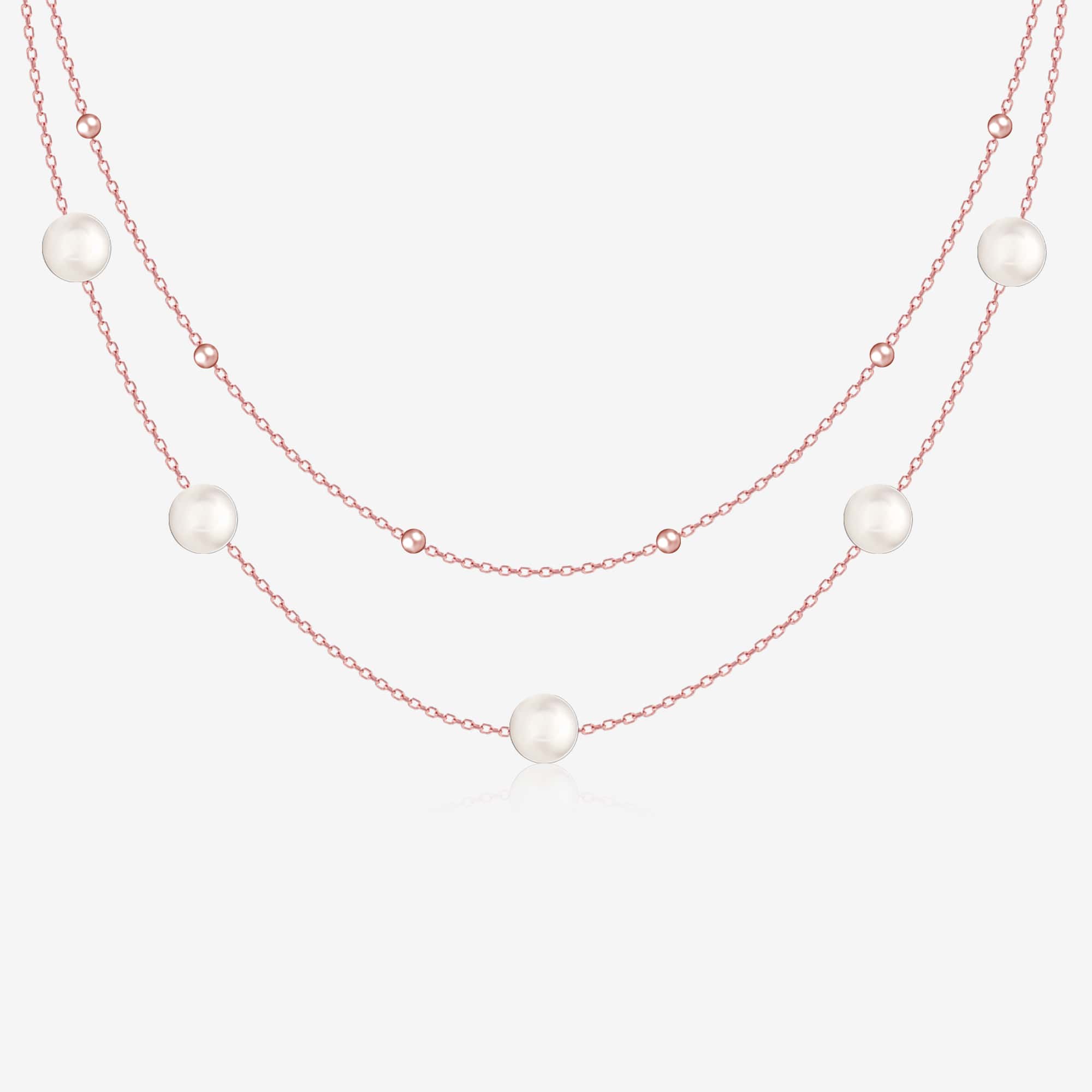 Layered Pearl Jewellery Set