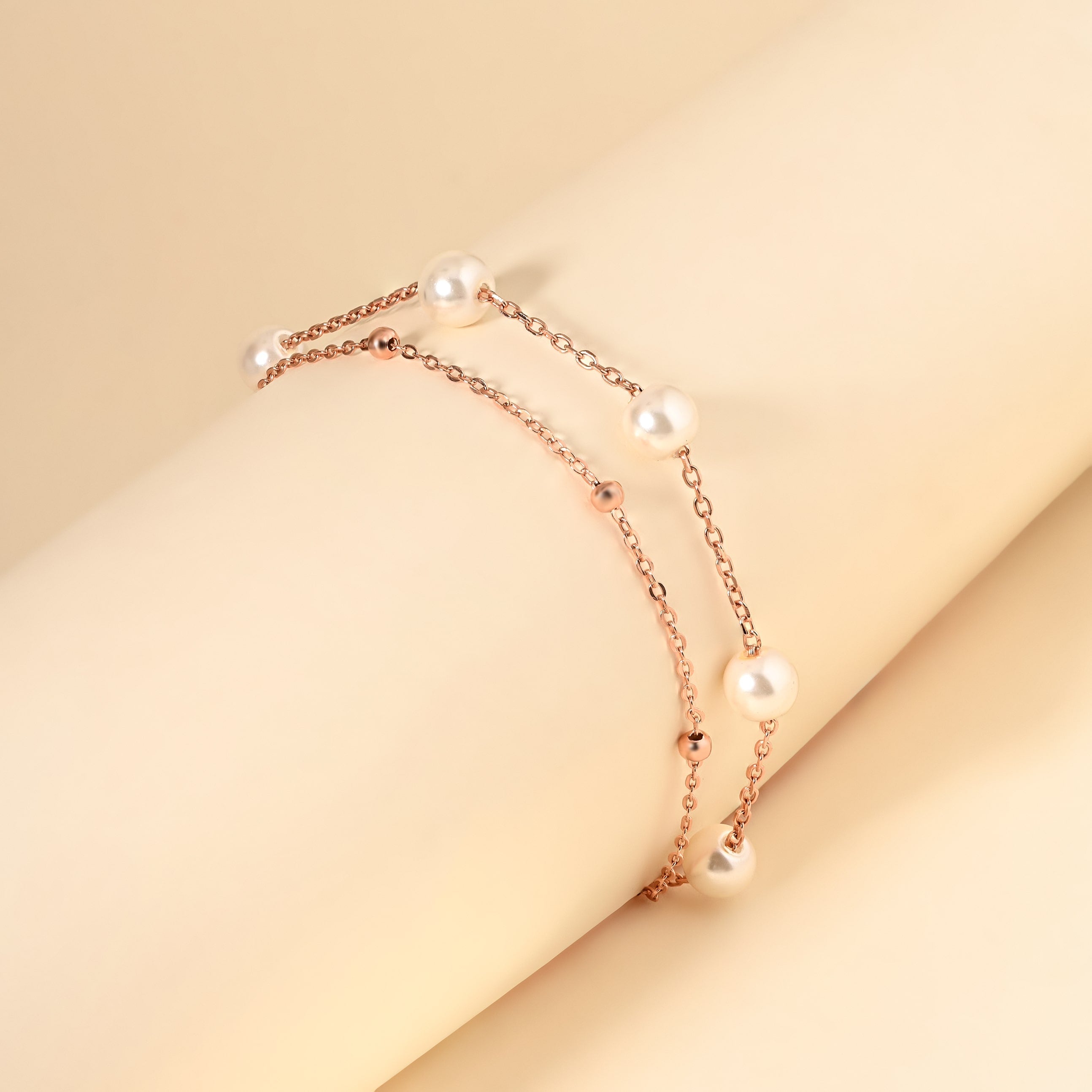 Layered Pearl Jewellery Set