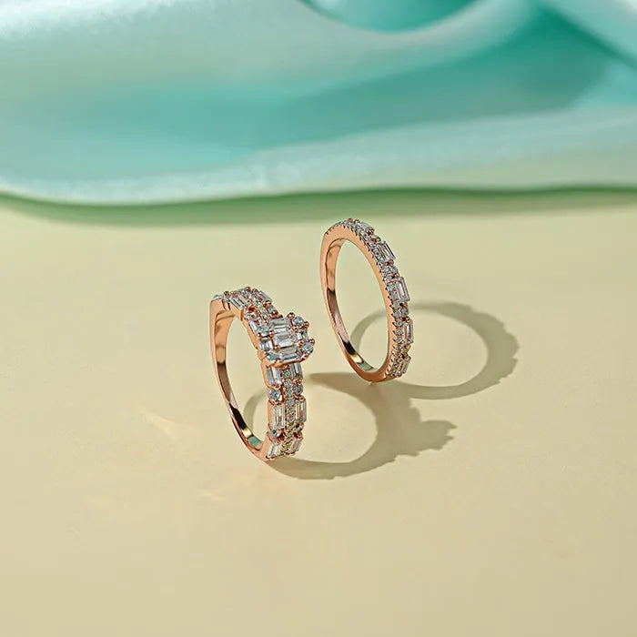 Harmony Sparkle Stack Rings - Touch925