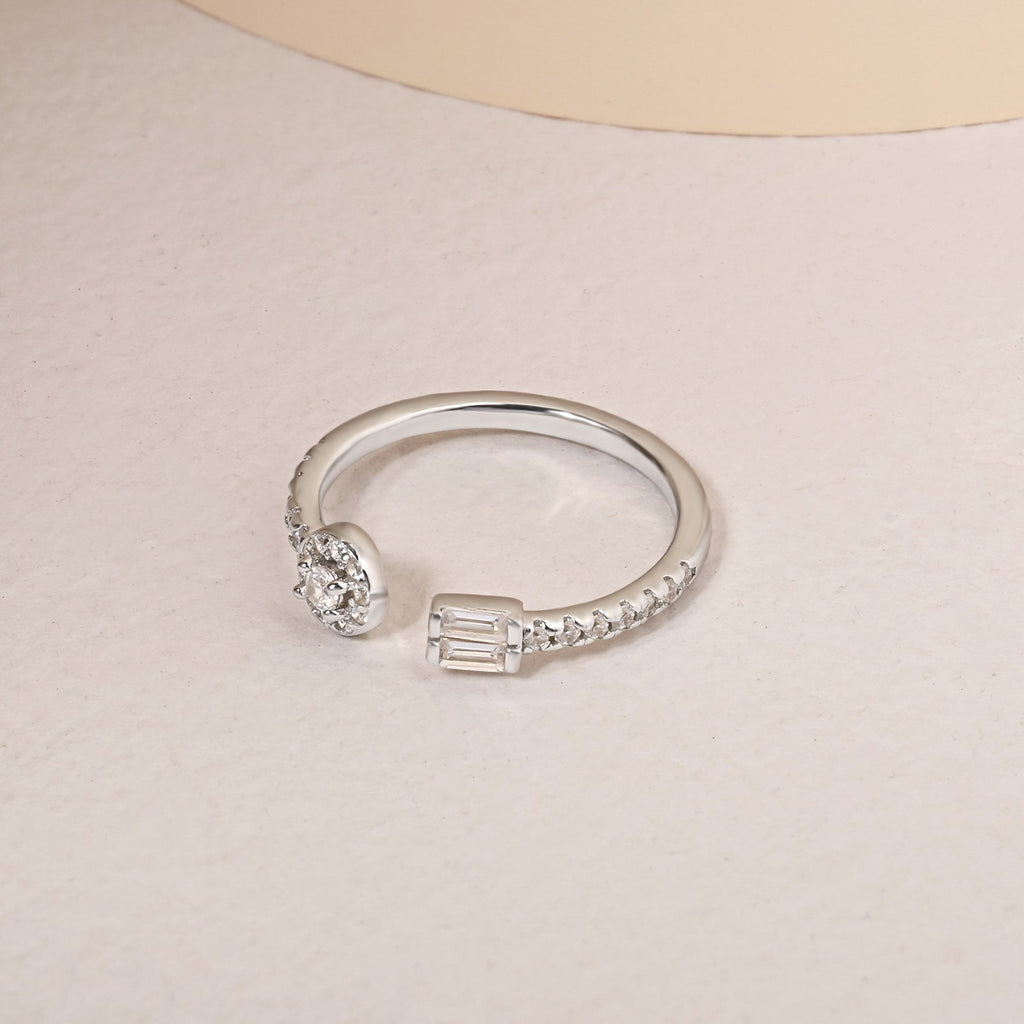 Shimmer Two Stone Ring