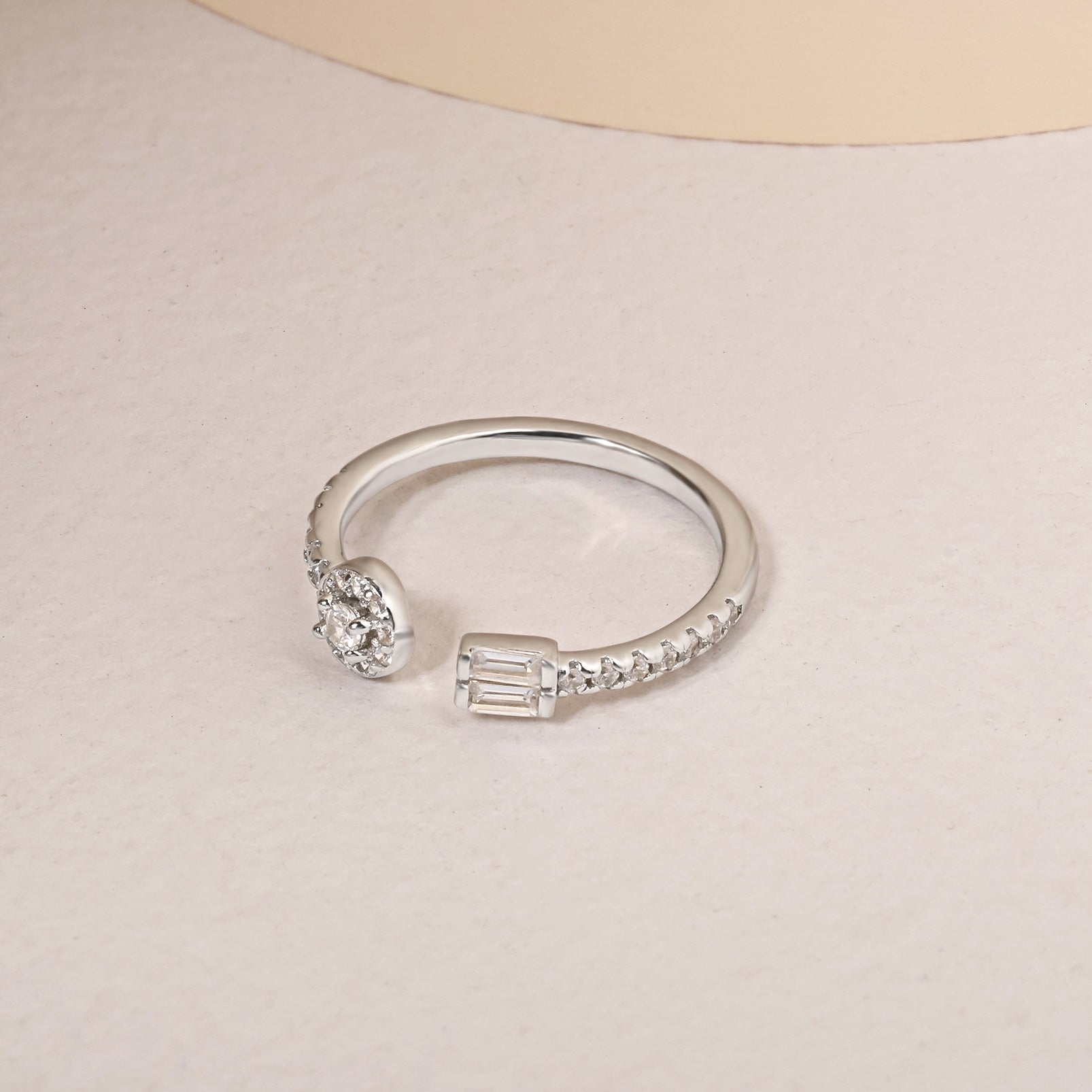 Shimmer Two Stone Ring