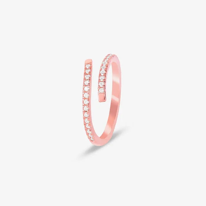 Twin Swirl Harmony Ring - Touch925