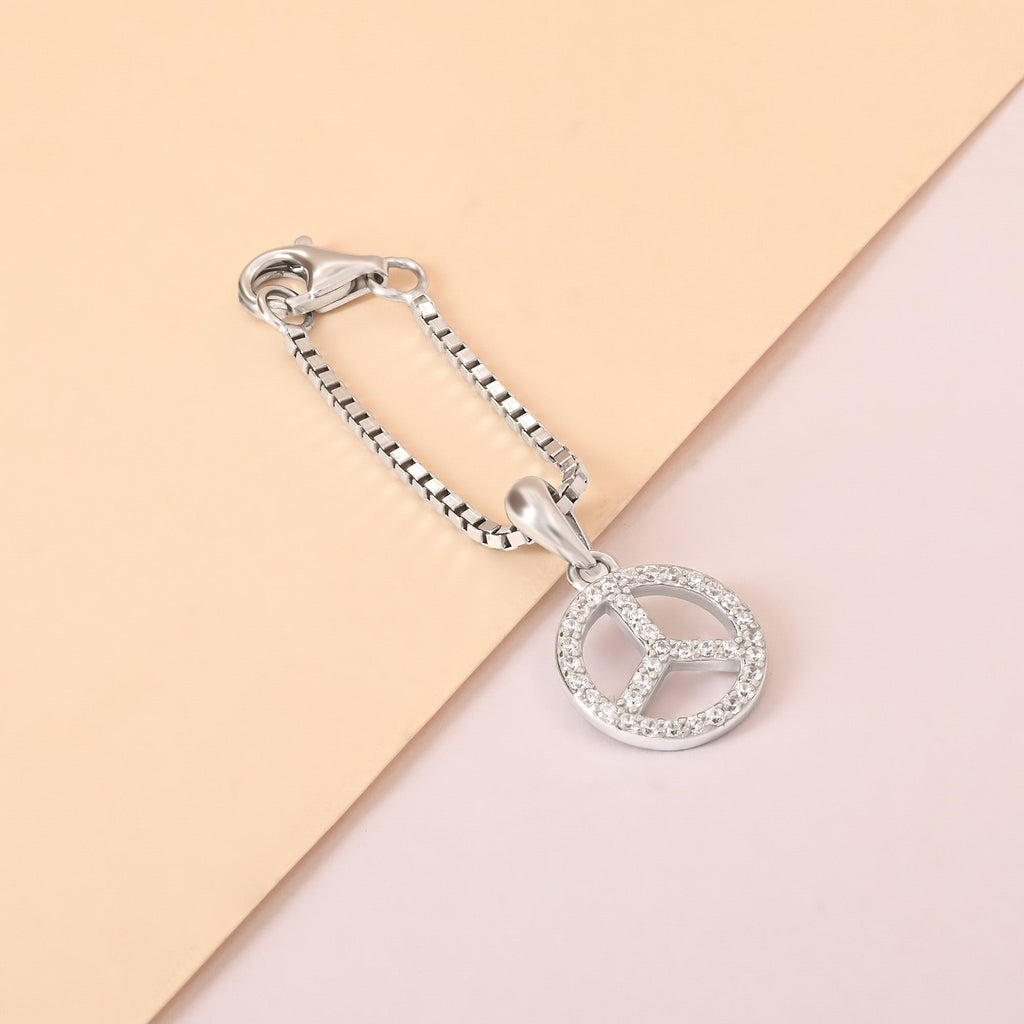 Crystle Peace Charm