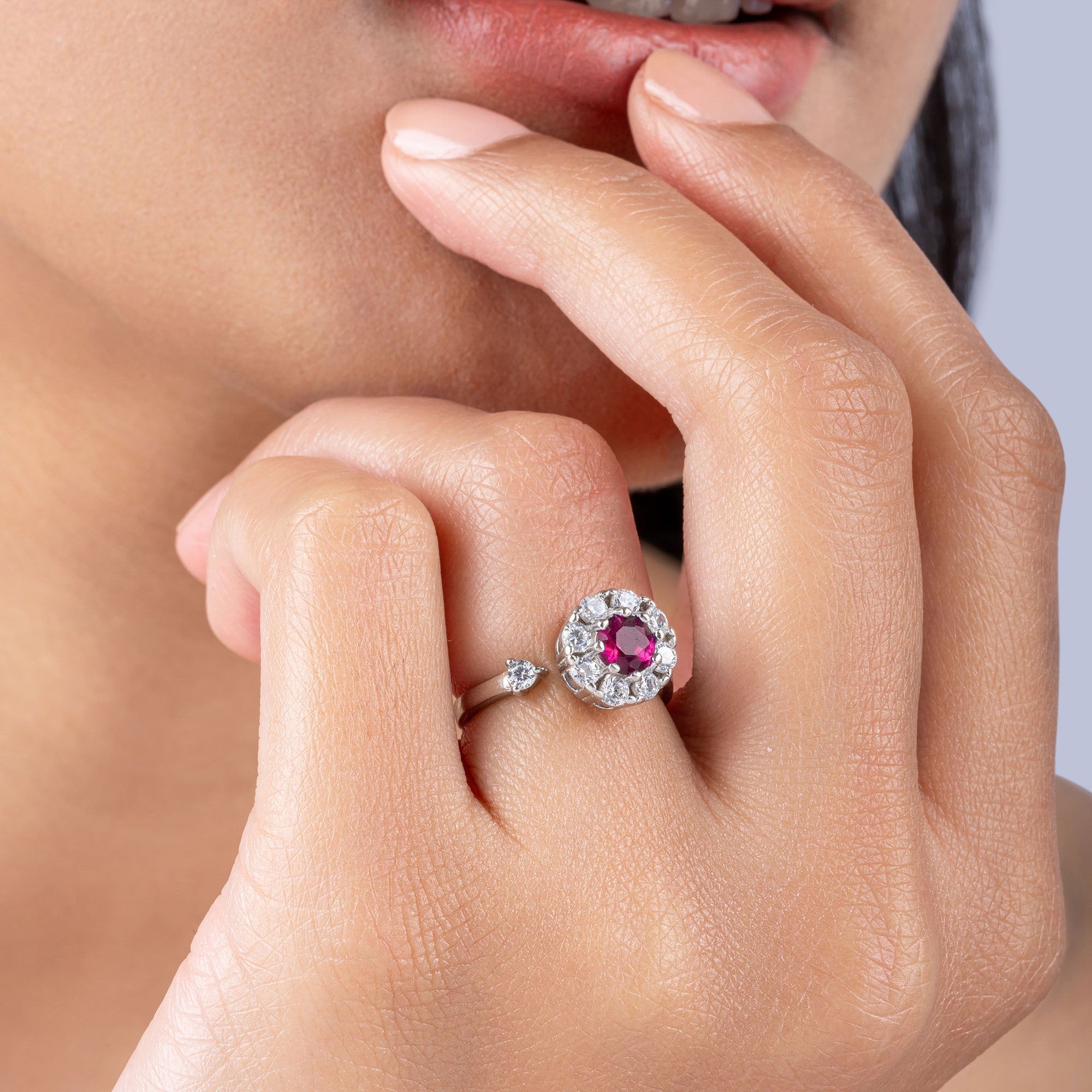 Harmony CZ Two Stone Ring