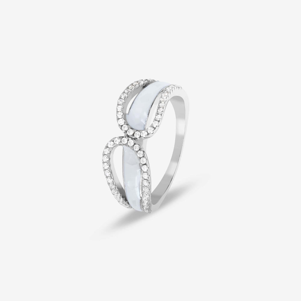 Elegant Infinity Silver Ring