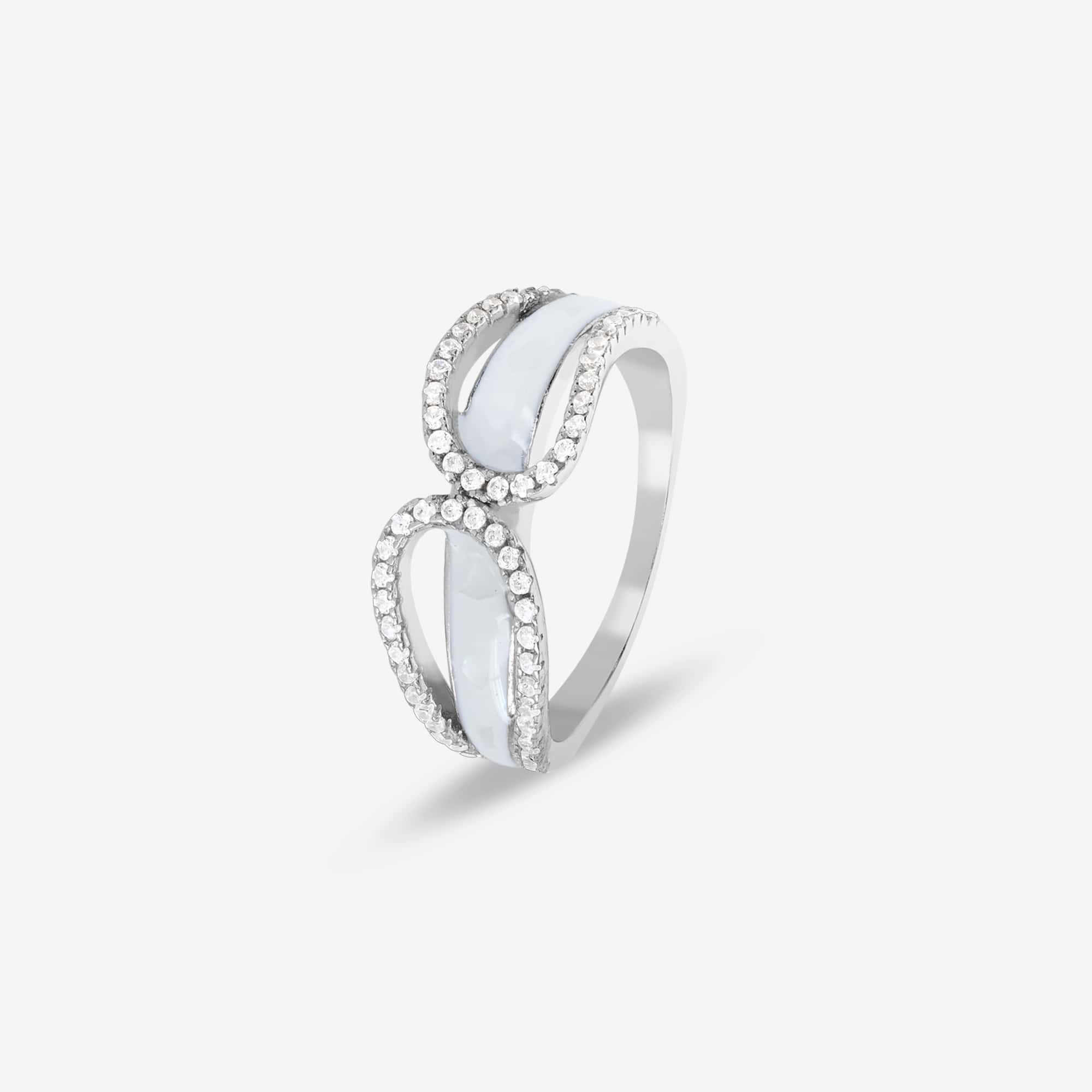 Elegant Infinity Silver Ring