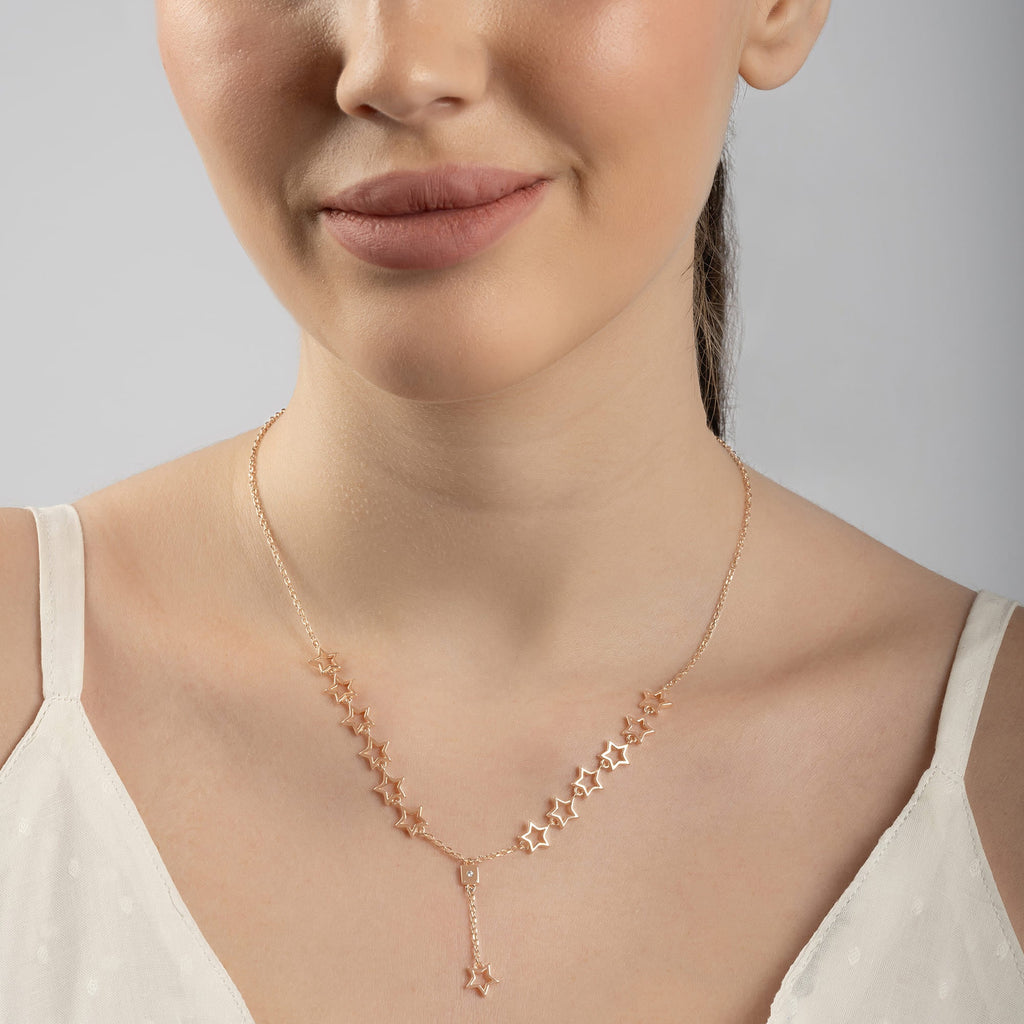 Stellar Rose Gold Necklace