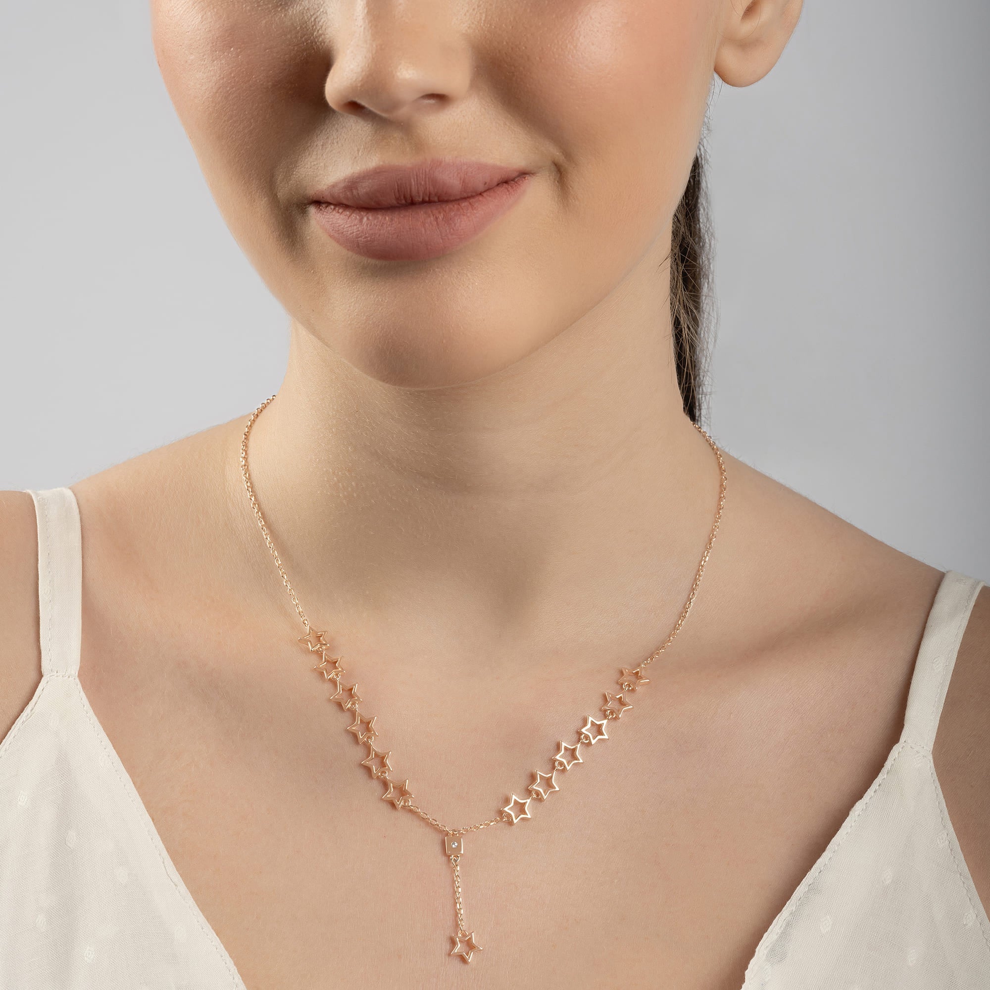 Stellar Rose Gold Necklace