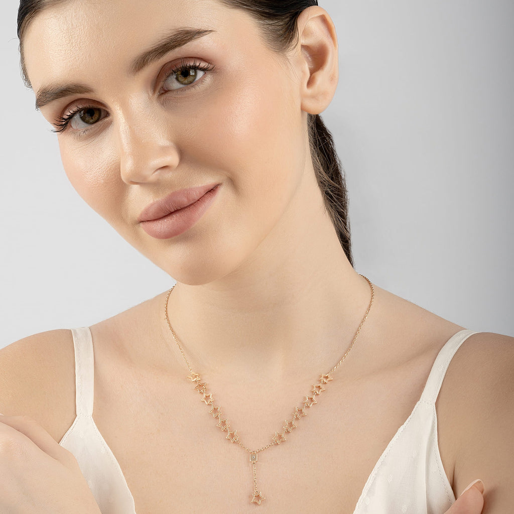 Stellar Rose Gold Necklace