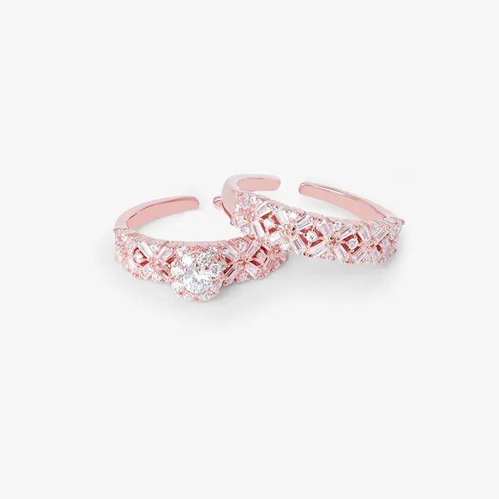 Luminous Harmony Stack Rings