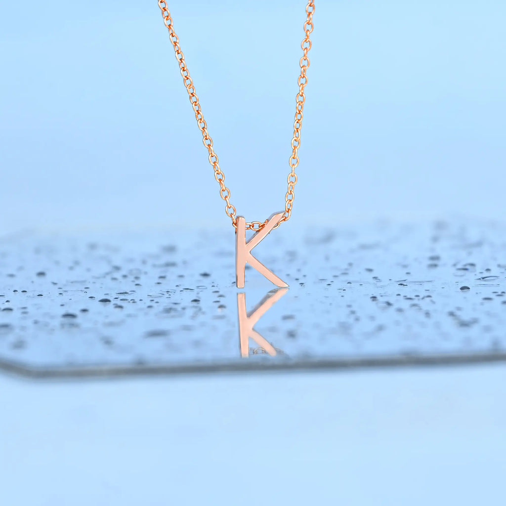 Kinetic K Initial Necklace