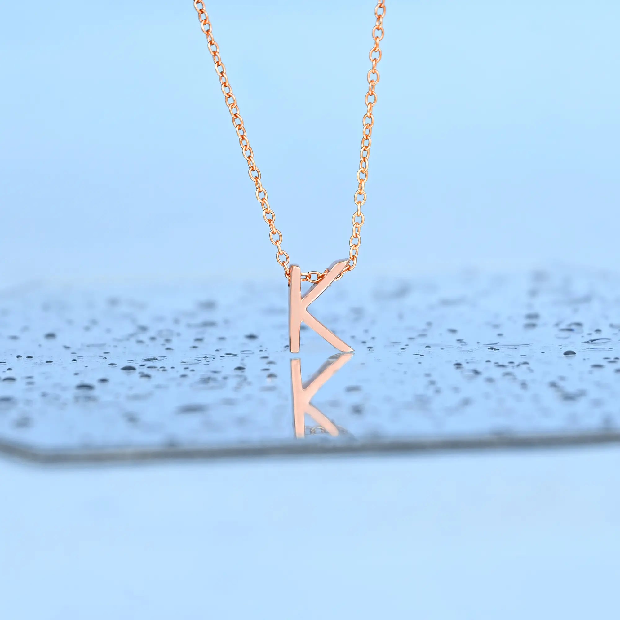 Kinetic K Initial Necklace
