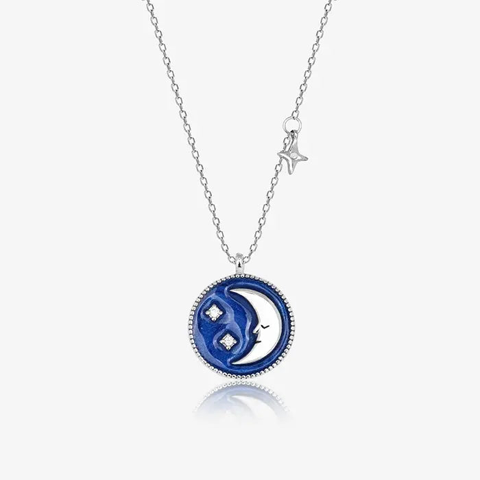 Sapphire Moon Necklace